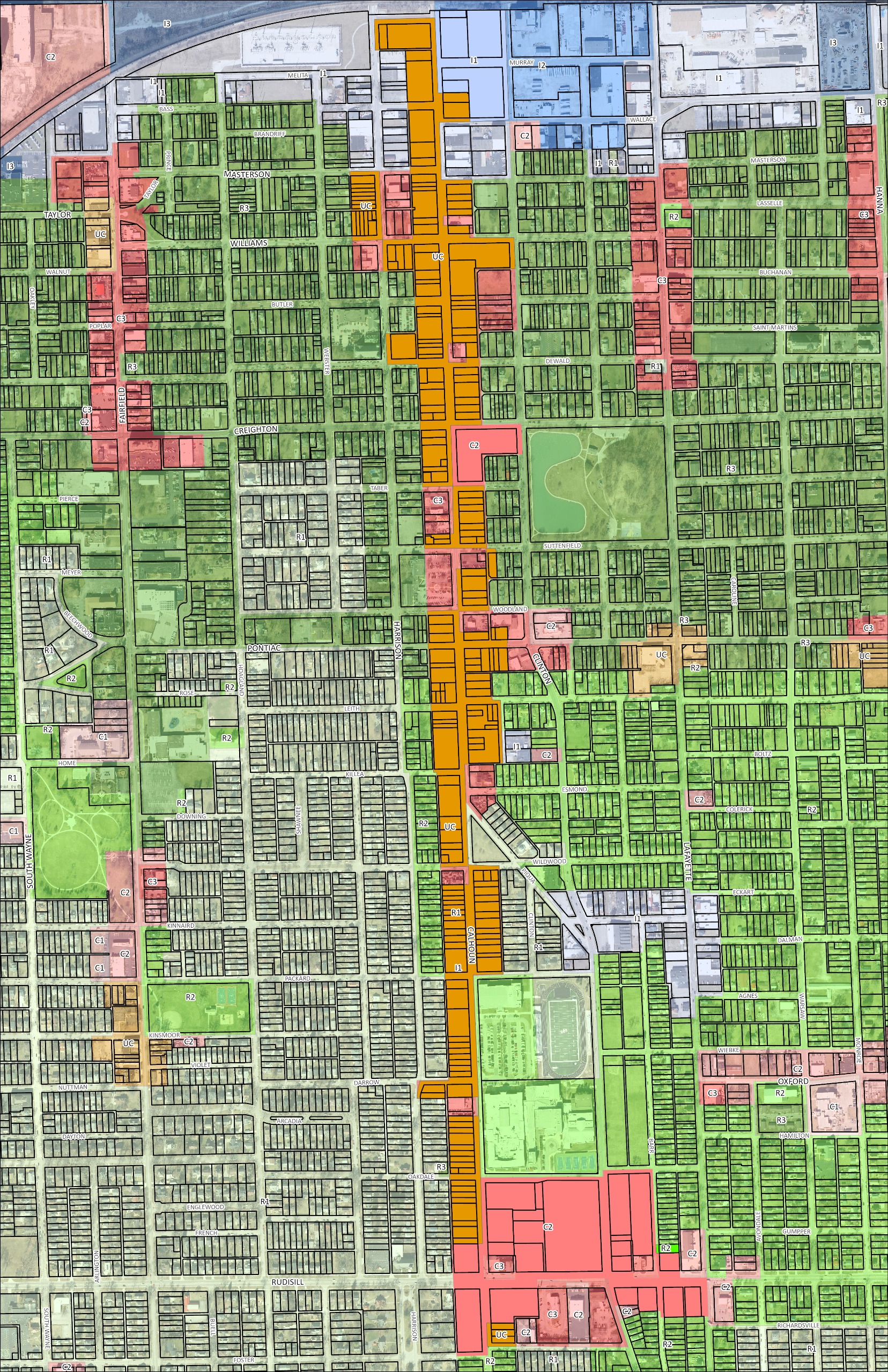 After: South Calhoun Proposed Zoning