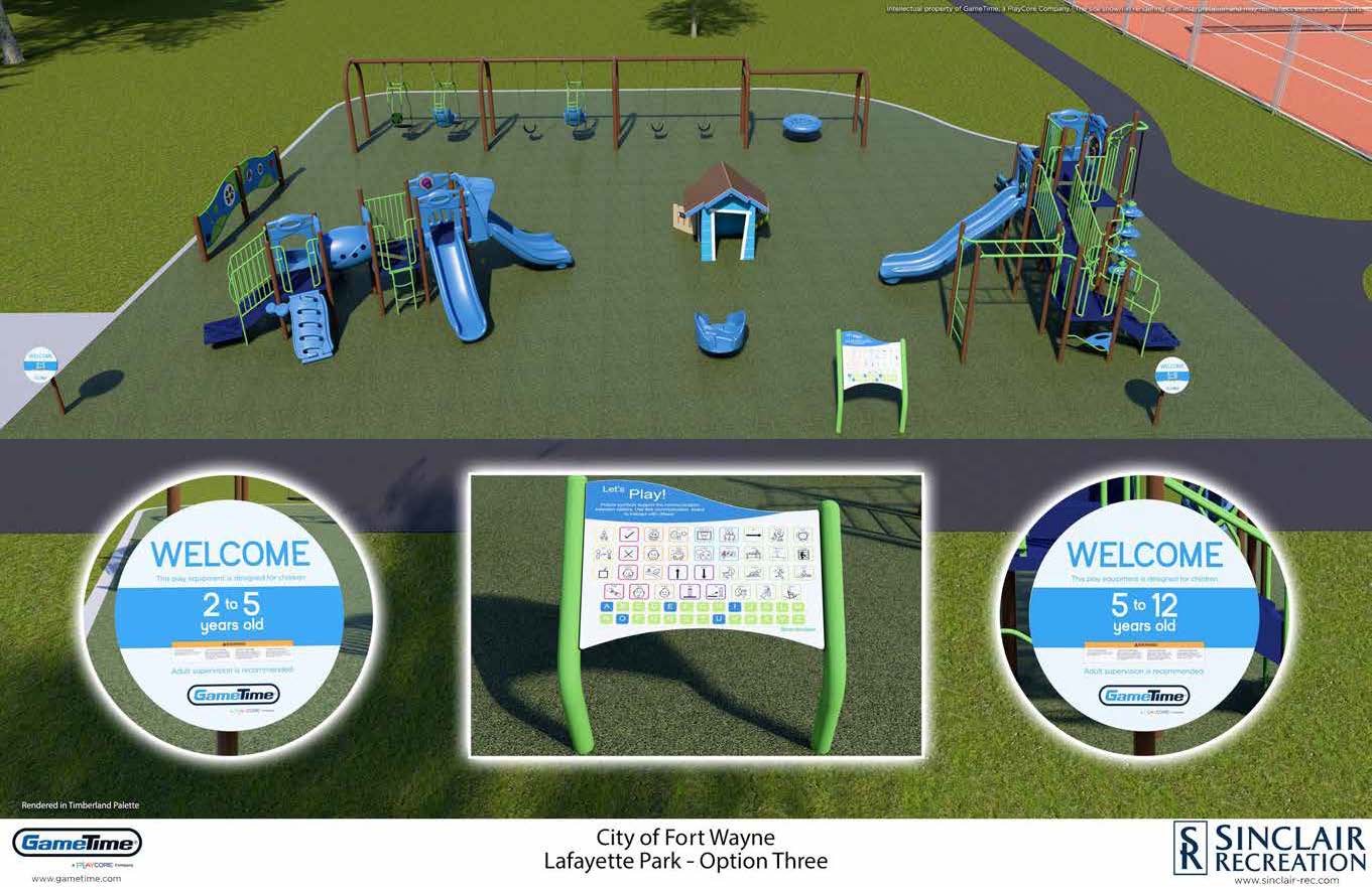 Lafayette Park Playground Rendering