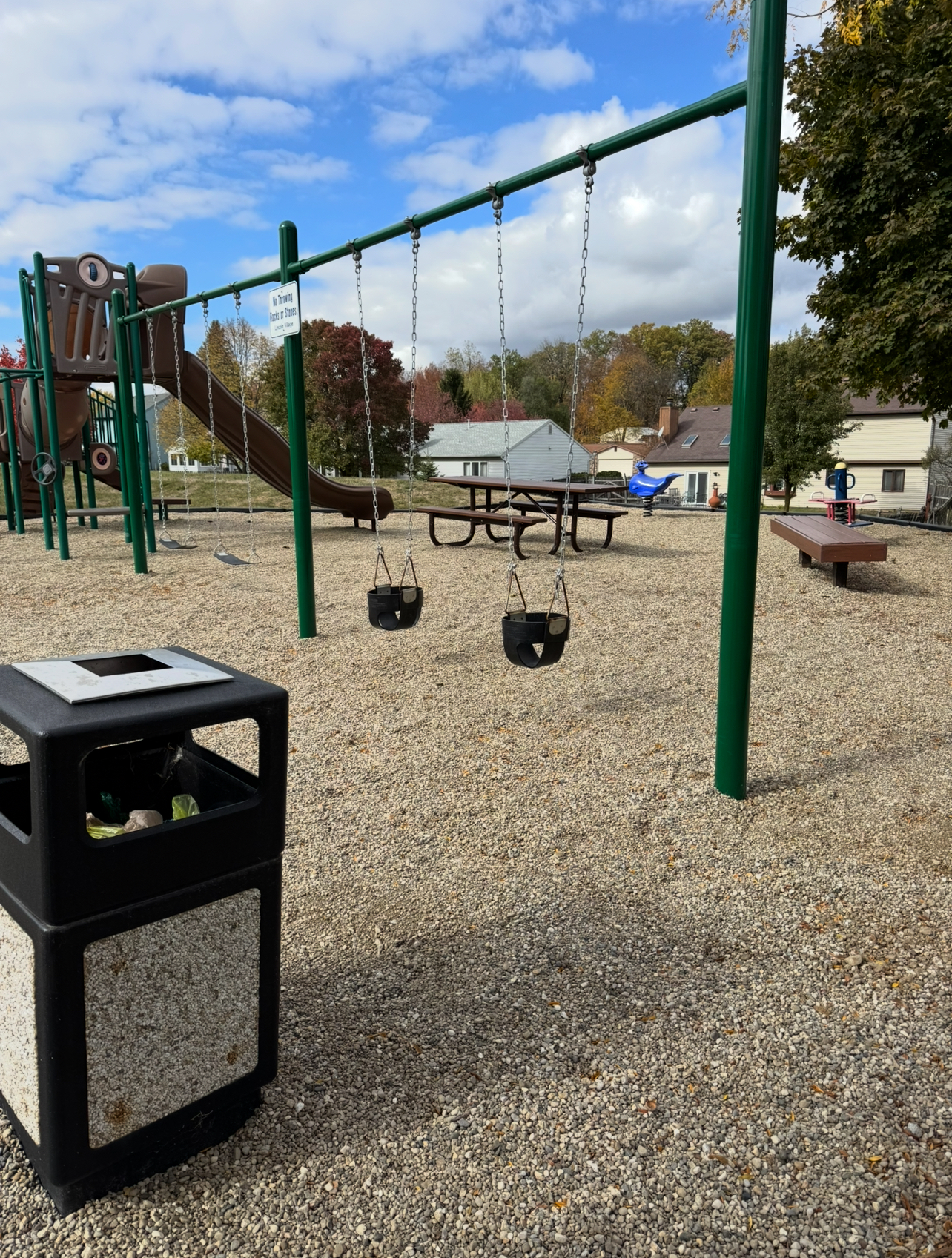 Installation of new community entrance sign