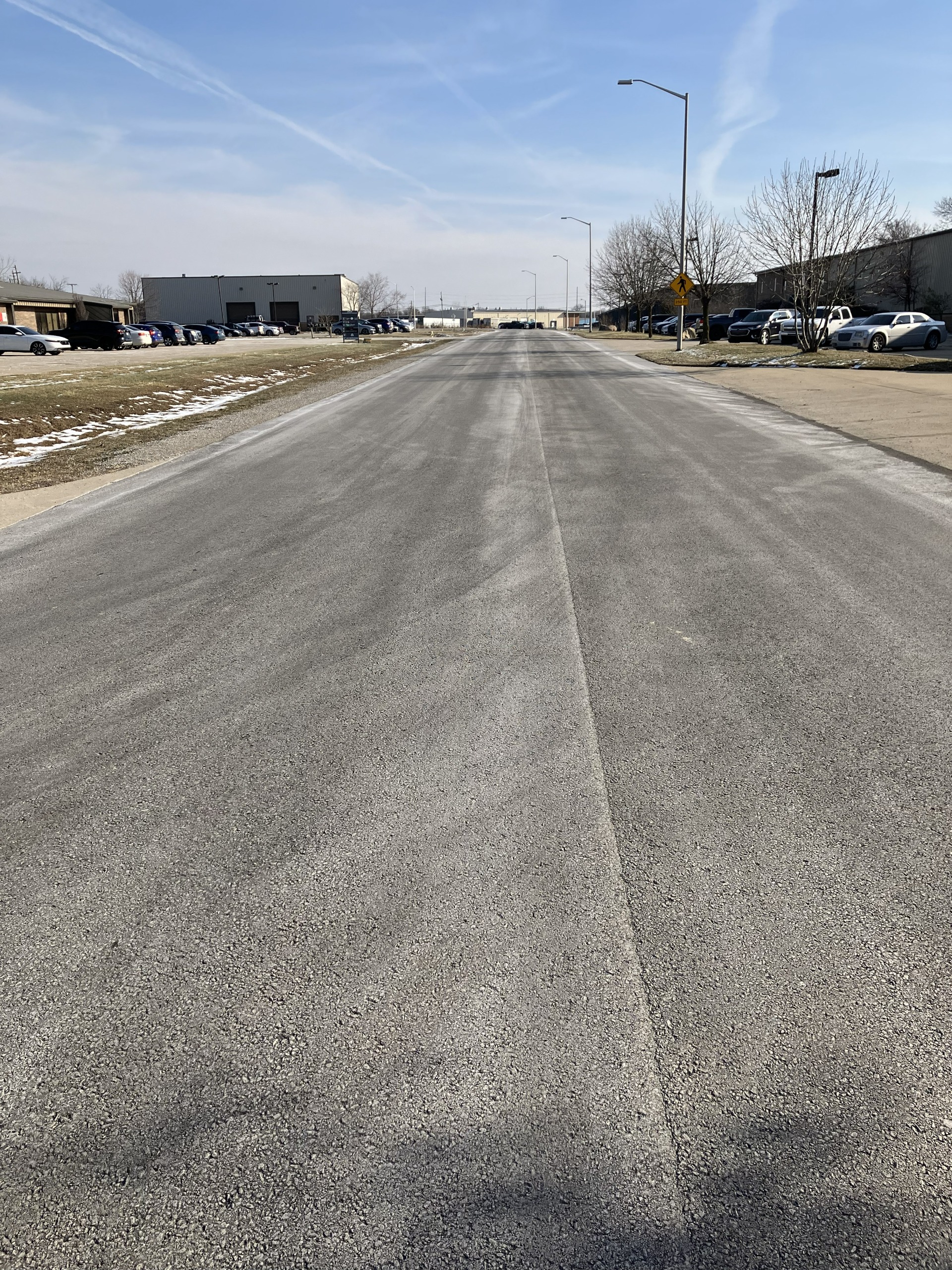 Congressional Pkwy. mid-block looking East after construction