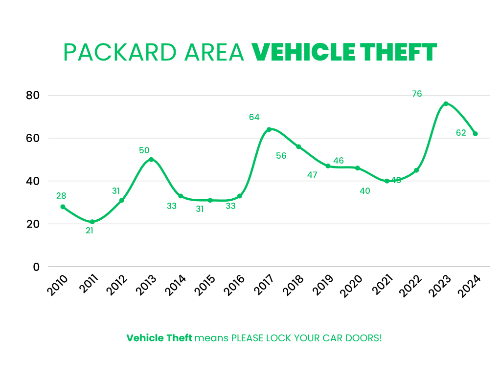 Packard Area Vehicle Theft