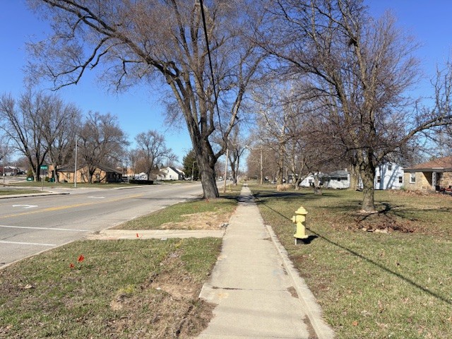 Maplewood looking north