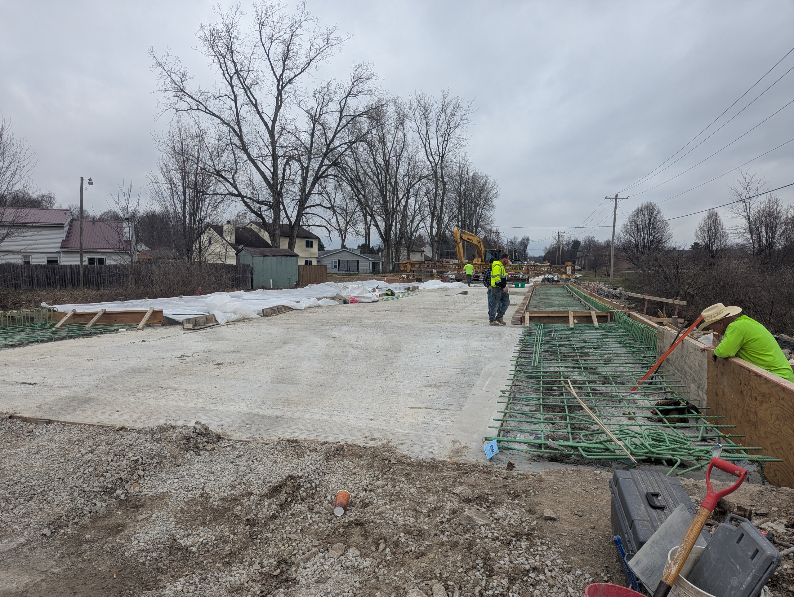 ​Looking North at Goeglein Rd Bridge