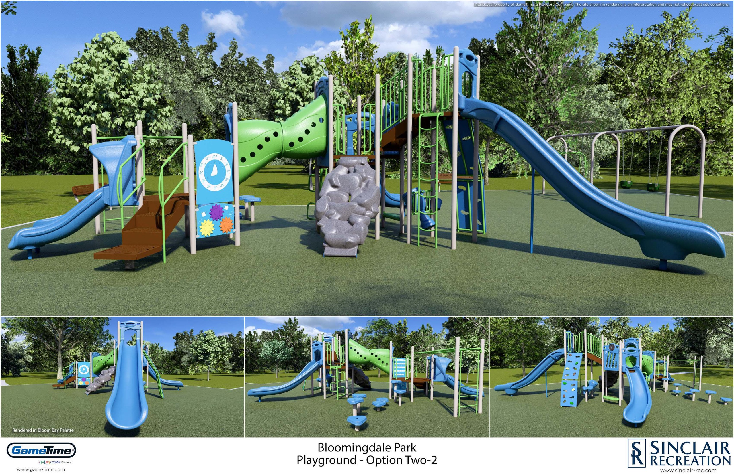 Bloomingdale Park Playground Rendering