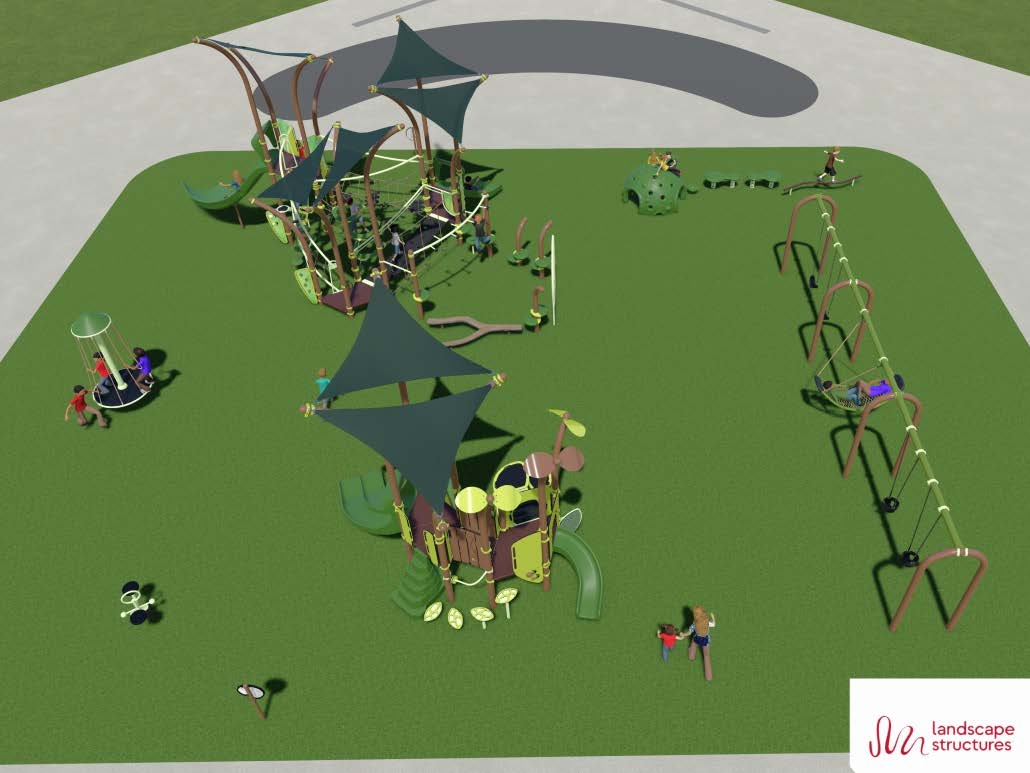 Hanna Homestead Playground Overview