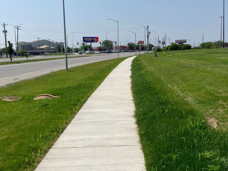Looking South on Clinton