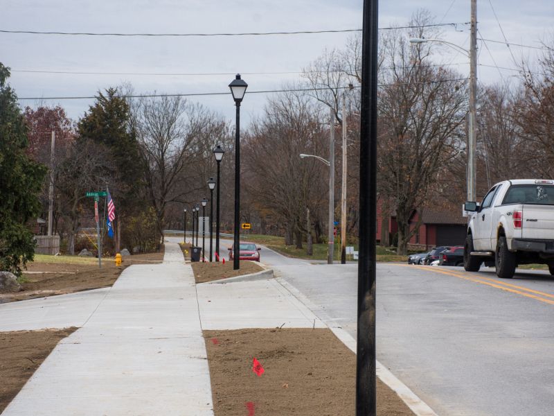 An image showing the new St. Joe River Sidewalk