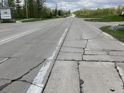 Cook Rd near Lima Rd. looking west