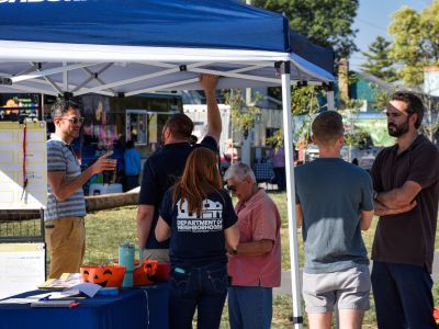 Community members learn more about the Packard 2030 Plan