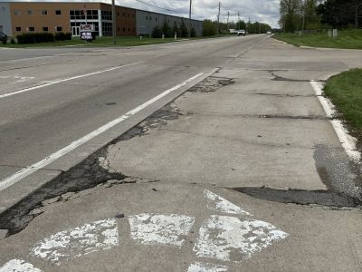 Cook Rd & Freedom Way looking west