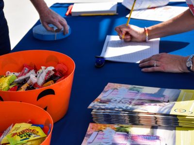 Residents sign up to receive more information about the Packard 2030 Plan