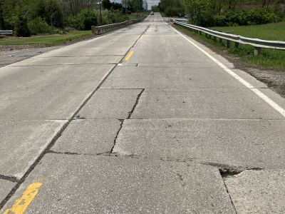 Cook Rd & Wadington Rd. looking west