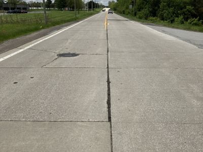 Cook Rd & Hanauer Rd. looking west